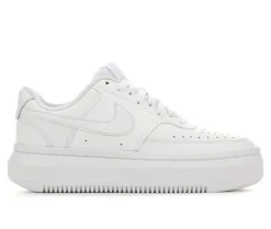 Platform|Fashion & Lifestyle>Nike Women's Court Vision Alta Leather Platform Sneakers