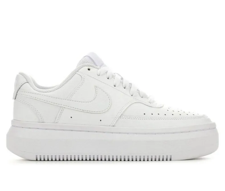 Platform|Fashion & Lifestyle>Nike Women's Court Vision Alta Leather Platform Sneakers