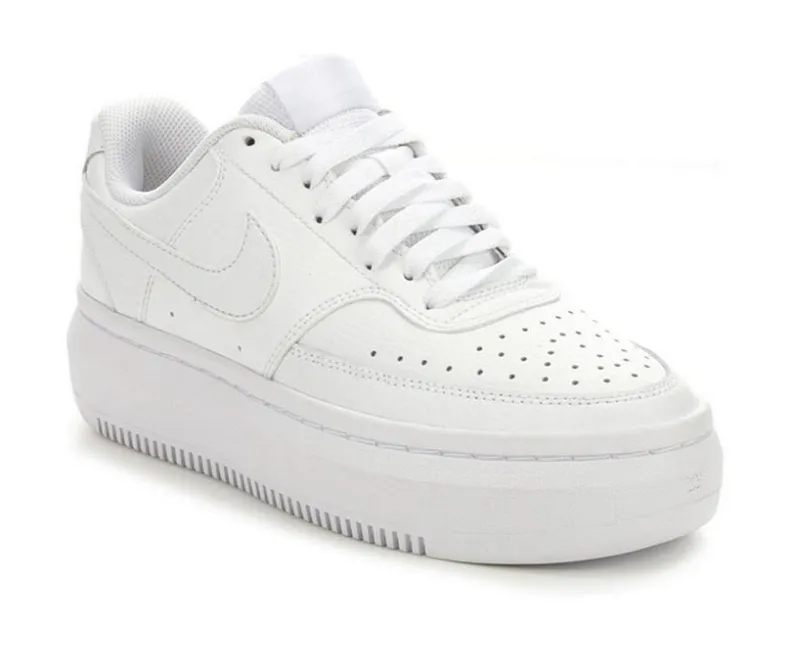 Platform|Fashion & Lifestyle>Nike Women's Court Vision Alta Leather Platform Sneakers