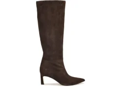 Tall>Nine West Women's Lorthey Wide Calf Boot Knee High Boots
