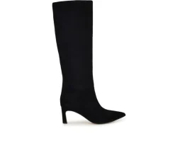 Tall>Nine West Women's Lorthey Wide Calf Boot Knee High Boots