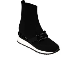 Platform|High Top>Ninety Union Women's Brooklyn Wedge Sneaker Booties