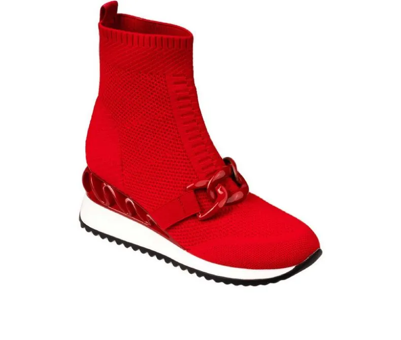 Platform|High Top>Ninety Union Women's Brooklyn Wedge Sneaker Booties