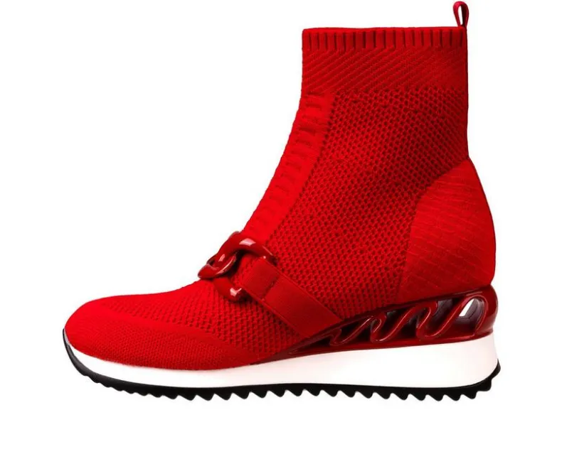 Platform|High Top>Ninety Union Women's Brooklyn Wedge Sneaker Booties