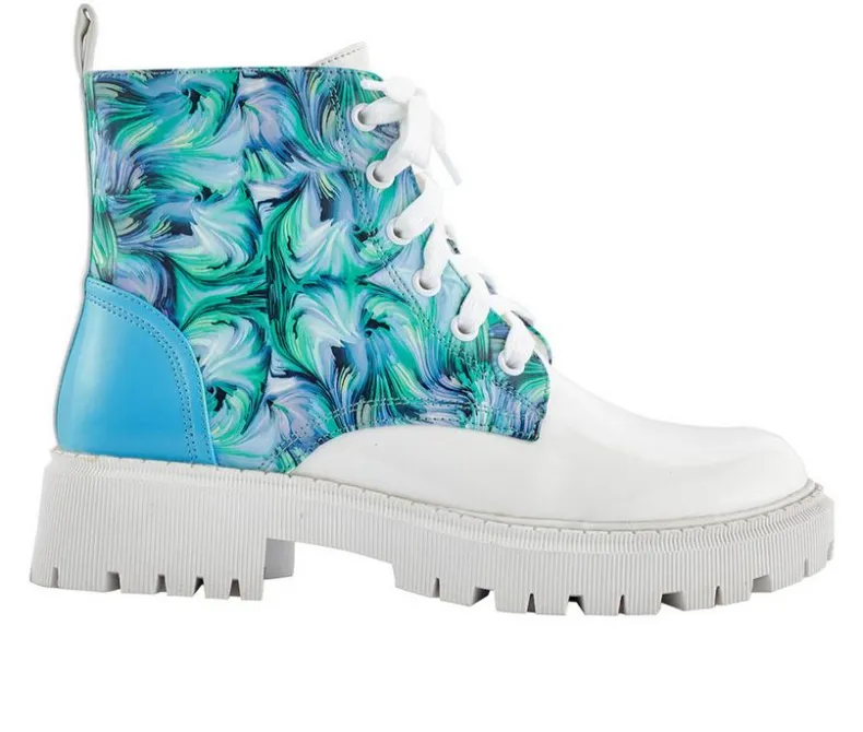 Lace Up>Ninety Union Women's Freeway Combat Boots