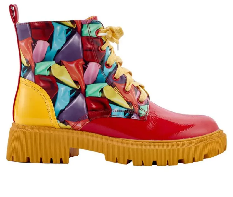Lace Up>Ninety Union Women's Freeway Combat Boots