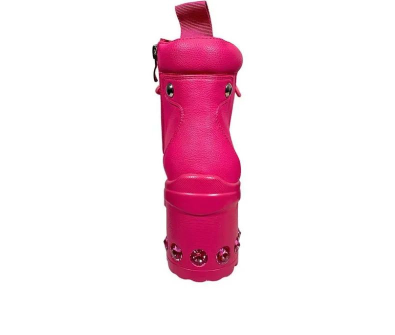 Lace Up|Dress>Ninety Union Women's Thunder Heeled Combat Boots