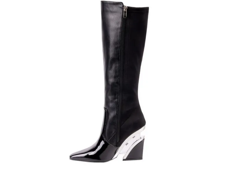 Tall|Dress>Ninety Union Women's Villa Knee High Wedge Boots