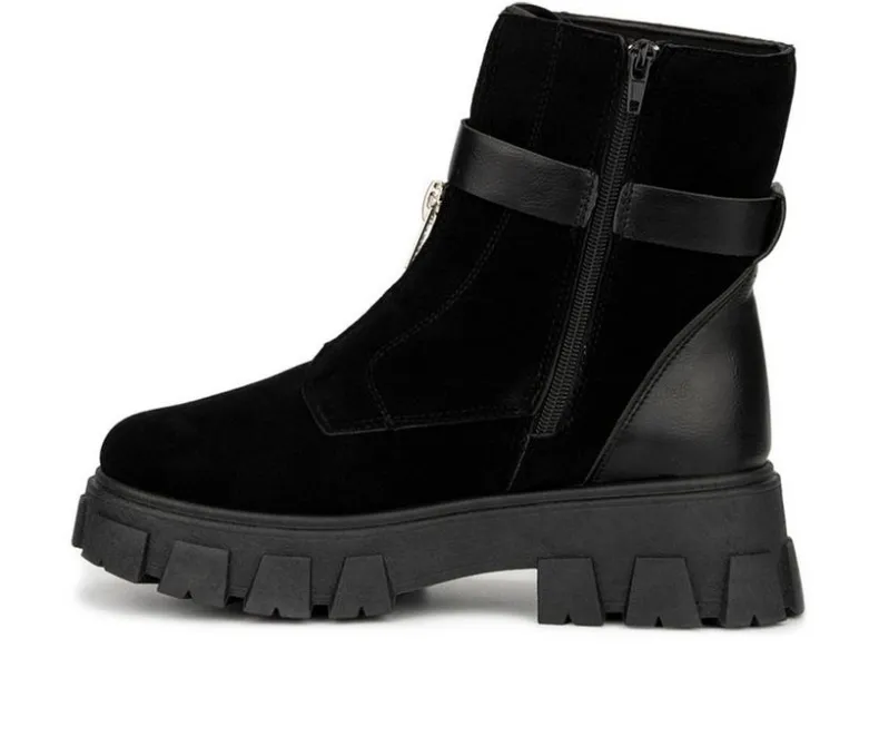 Dress>Olivia Miller Women's Angie Lugged Boots