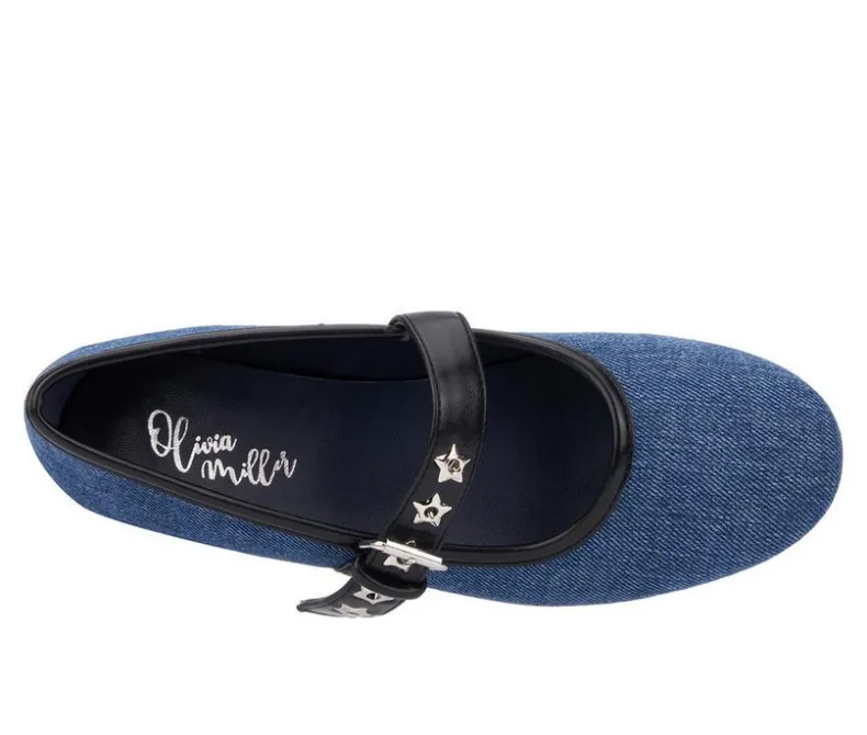 Flats>Olivia Miller Women's Element Mary Jane Flats