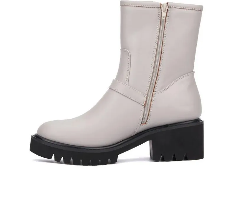 Moto>Olivia Miller Women's Neptune Mid Calf Boots
