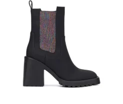 Dress|Chelsea>Olivia Miller Women's No Notes Mid Calf Chelsea Boots
