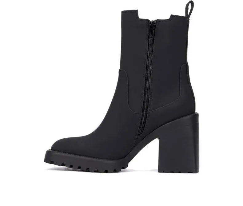 Dress|Chelsea>Olivia Miller Women's No Notes Mid Calf Chelsea Boots