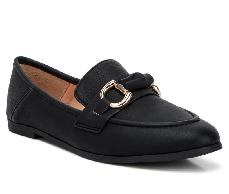 Loafers & Oxfords>Rag & Co Women's Asher Horsebit Loafers