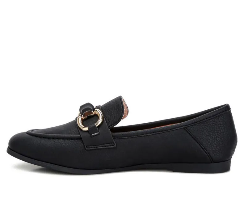 Loafers & Oxfords>Rag & Co Women's Asher Horsebit Loafers