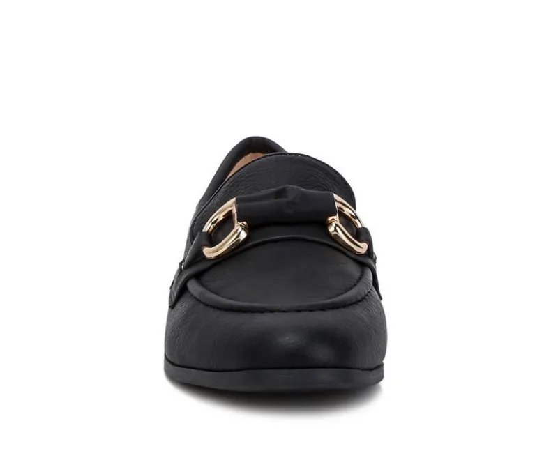 Loafers & Oxfords>Rag & Co Women's Asher Horsebit Loafers