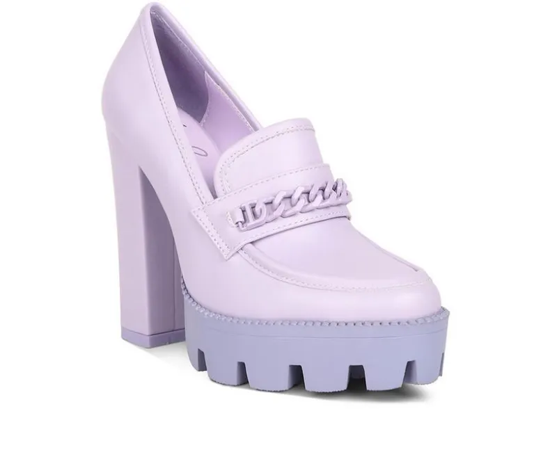 Pumps & Heels|Loafers & Oxfords>Rag & Co Women's Corinne Heeled Loafers