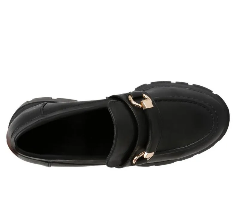 Loafers & Oxfords>Rag & Co Women's Evangeline Lugged Loafers