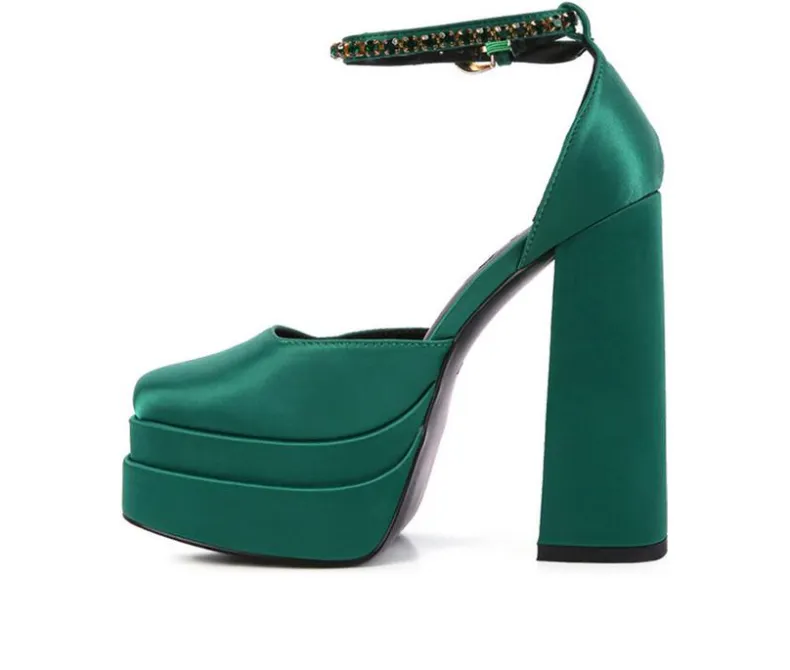 Pumps & Heels>Rag & Co Women's Martin Block Heel Platform Pumps