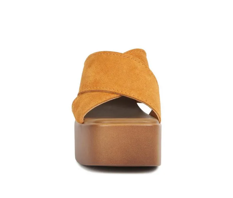 Sandals|Pumps & Heels>Rag & Co Women's Matrix Platform Heeled Sandals