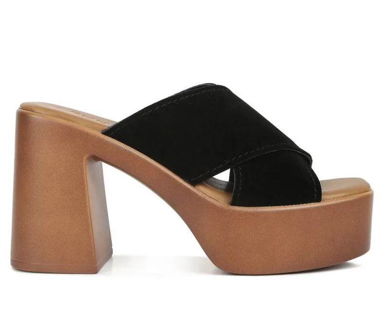 Sandals|Pumps & Heels>Rag & Co Women's Matrix Platform Heeled Sandals