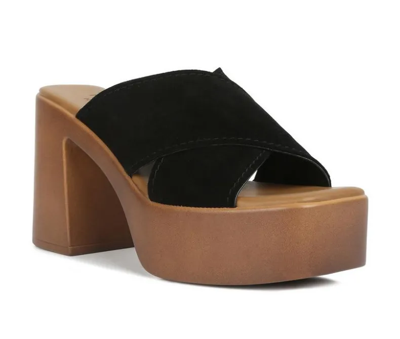 Sandals|Pumps & Heels>Rag & Co Women's Matrix Platform Heeled Sandals