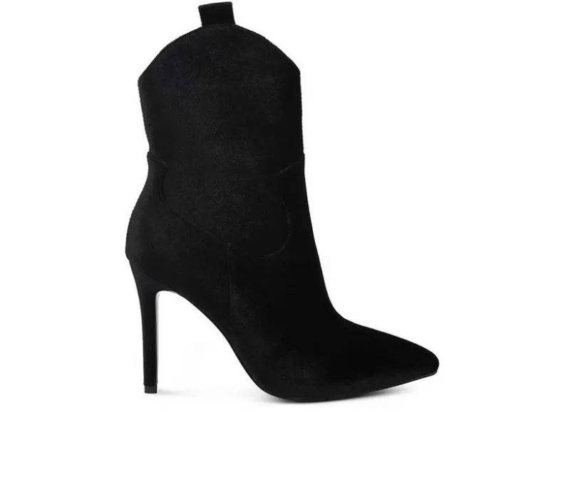 Dress|Cowboy & Western>Rag & Co Women's Nat Love Stiletto Cow Girl Booties