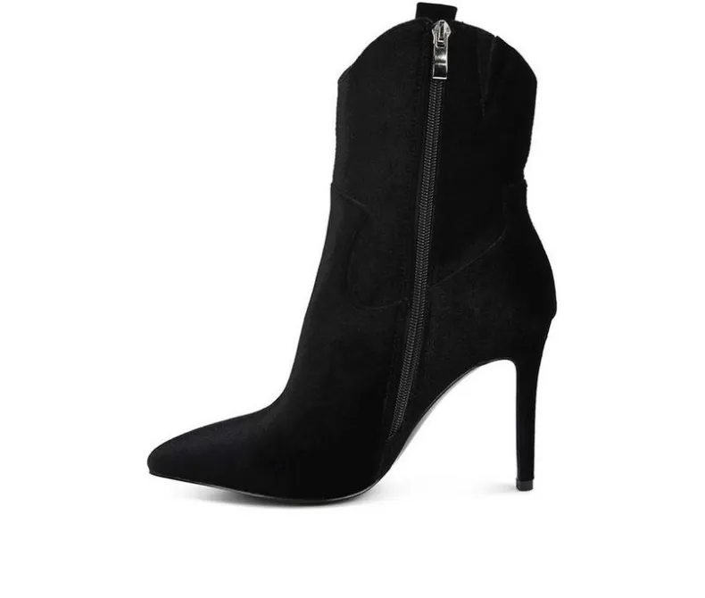 Dress|Cowboy & Western>Rag & Co Women's Nat Love Stiletto Cow Girl Booties