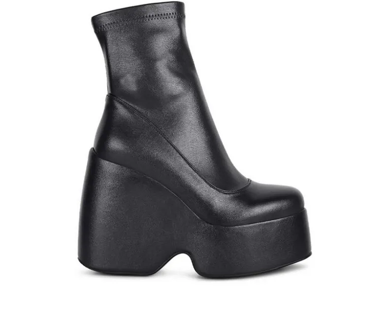 Dress|Pumps & Heels>Rag & Co Women's Purnell Wedge Platform Booties