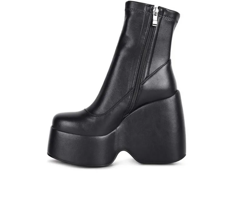 Dress|Pumps & Heels>Rag & Co Women's Purnell Wedge Platform Booties