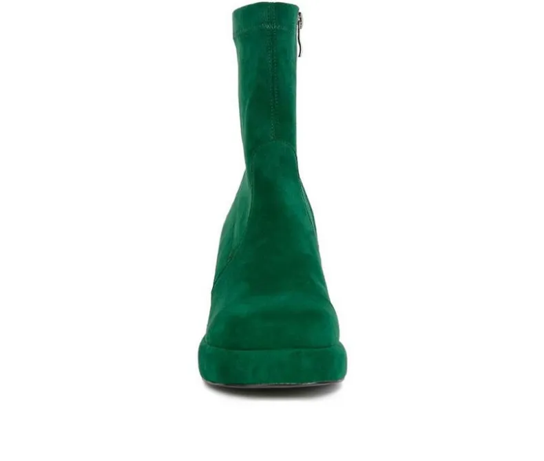 Dress>Rag & Co Women's Two Cubes Heeled Booties