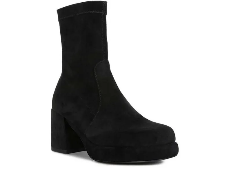 Dress>Rag & Co Women's Two Cubes Heeled Booties