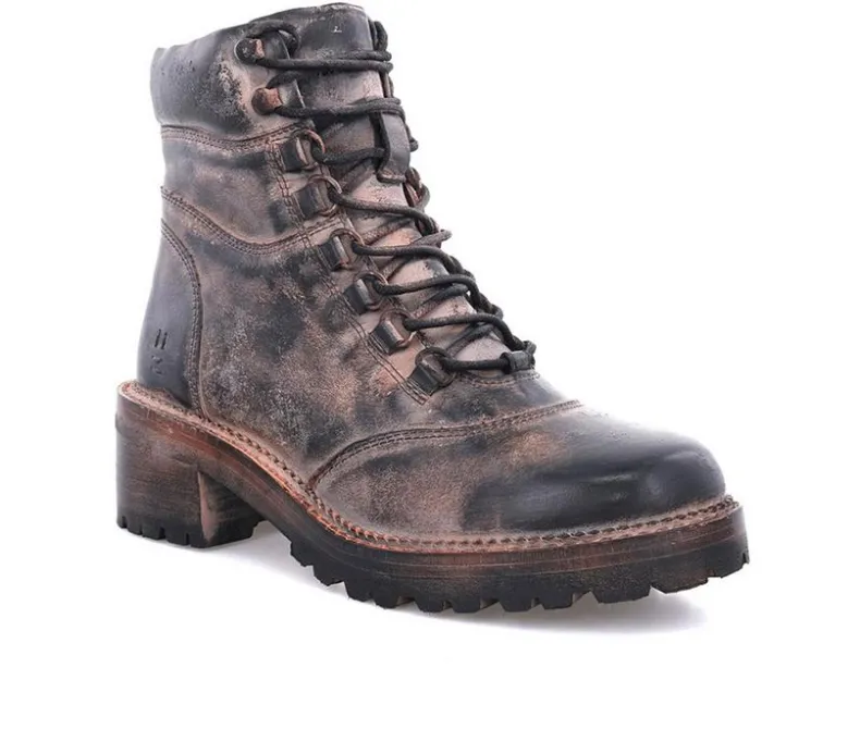 Lace Up|Dress>ROAN by BED STU Women's Packer Heeled Combat Boots