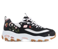 Running|Fashion & Lifestyle>Skechers Women's 150553 Dlites Floral Sneakers