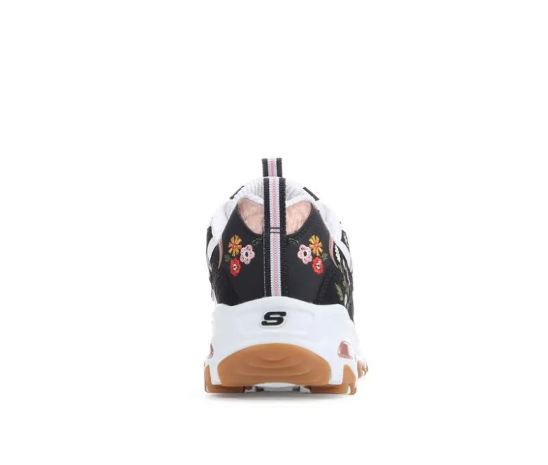 Running|Fashion & Lifestyle>Skechers Women's 150553 Dlites Floral Sneakers