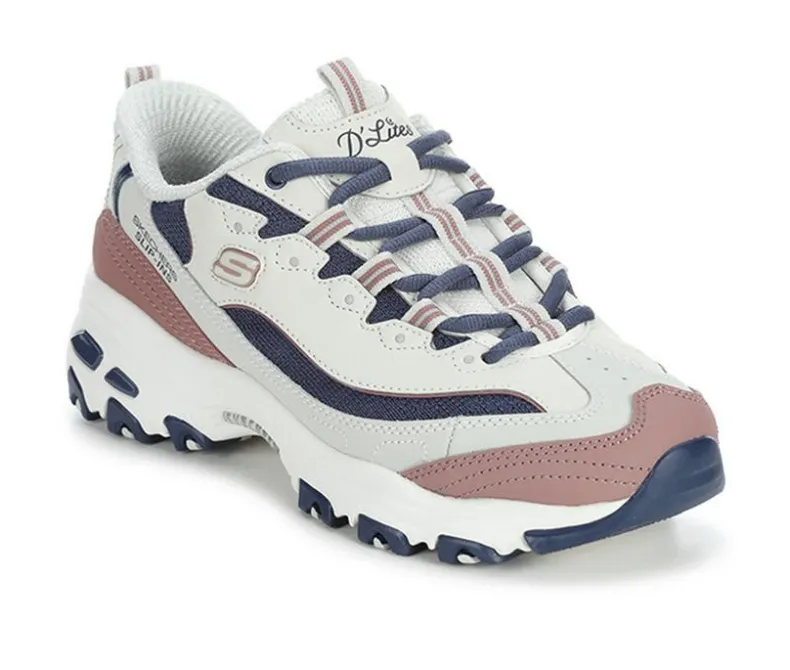 Fashion & Lifestyle|Athletics & Sneakers>Skechers Women's 150537 Dlites Smooth Slip In Sneakers