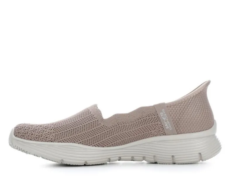 Boat Shoes & Slip-Ons|Flats>Skechers Women's Seager Believe It 158980 Slip-In Casual Shoes