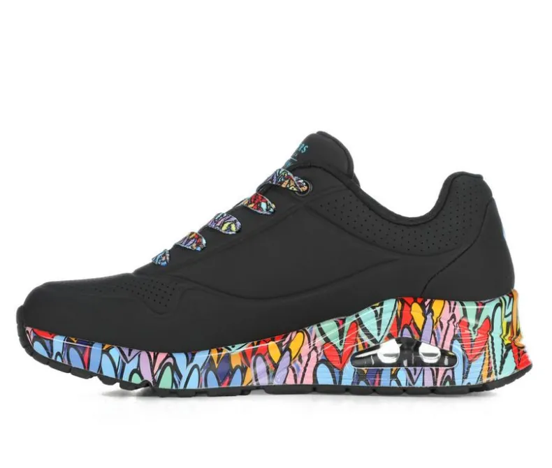 Fashion & Lifestyle>Skechers Street Women's Uno Rvgd Love 177918