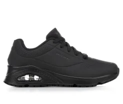 Platform|Athletics & Sneakers>Skechers Work Women's 108021 Uno Slip Resistant Slip Resistant Shoes