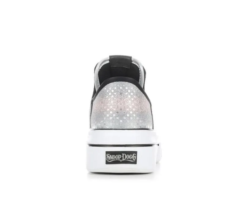 Athletics & Sneakers>SKECHERS X SNOOP DOGG Women's Disco Snoop Slip-In Sneakers