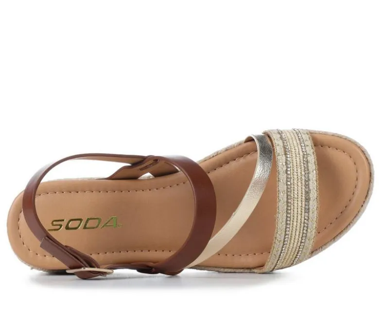 Sandals>Soda Women's Aaron Wedges