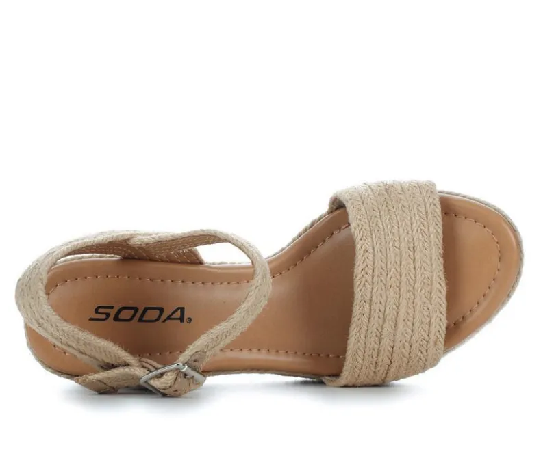 Sandals|Pumps & Heels>Soda Women's Castle-S Heeled Sandals