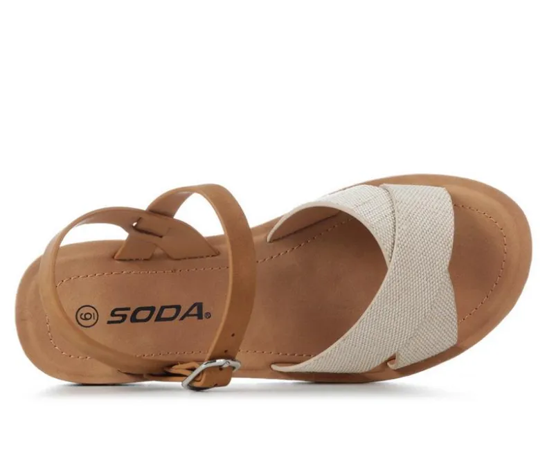 Sandals>Soda Women's Chester-S Wedge Sandals