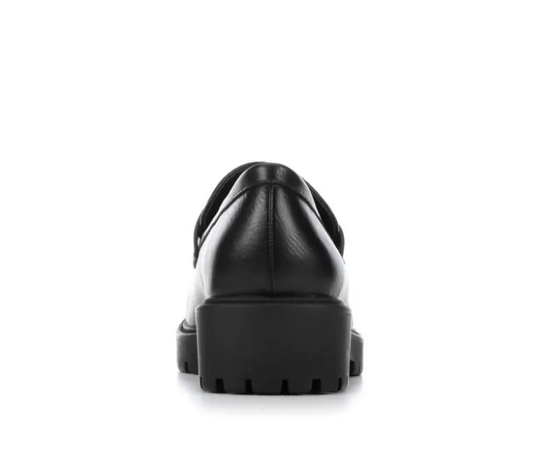 Pumps & Heels|Loafers & Oxfords>Soda Women's Hender-S Block-Heeled Loafers