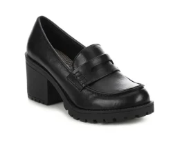 Pumps & Heels|Loafers & Oxfords>Soda Women's Kinder Heeled Loafers