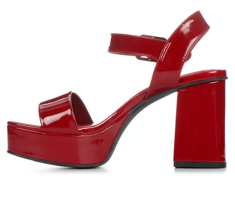 Sandals|Pumps & Heels>Soda Women's Macey-S Heeled Sandals