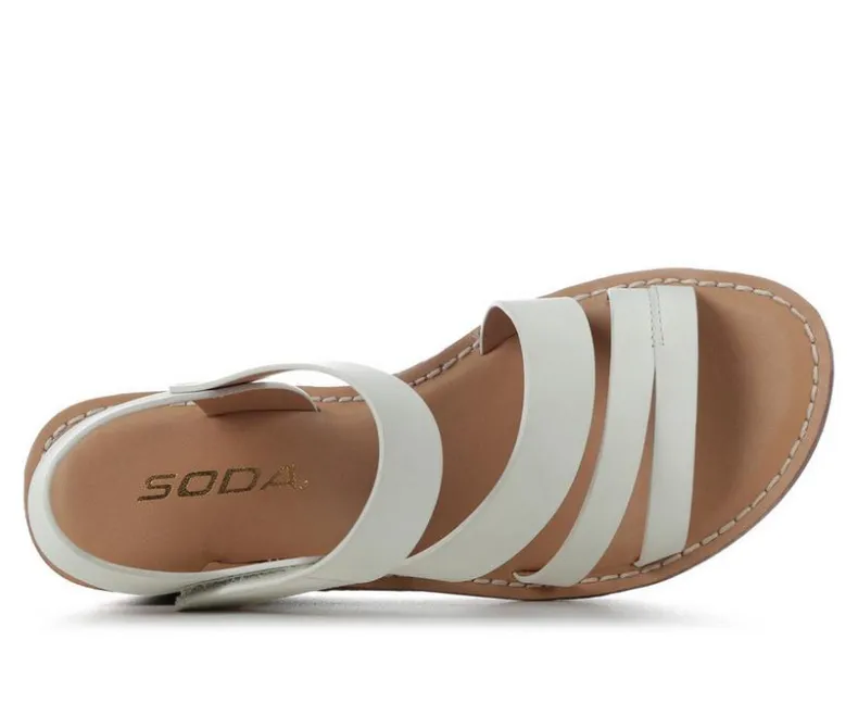 Sandals>Soda Women's Sheet-S Wedge Sandals