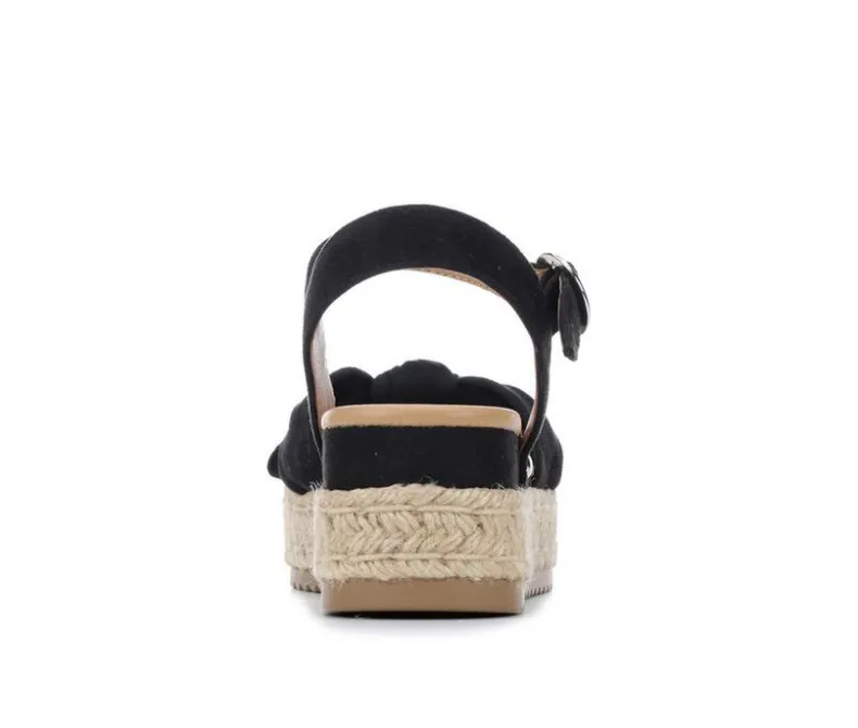 Sandals|Pumps & Heels>Soda Women's Tye Espadrille Wedges