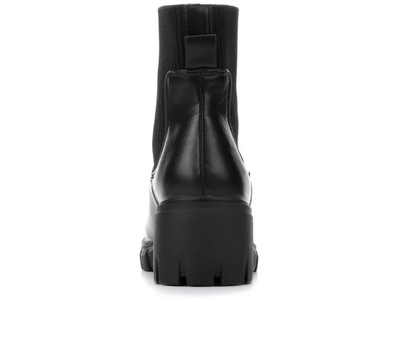 Dress|Chelsea>Soda Women's Zordy Heeled Chelsea Boots