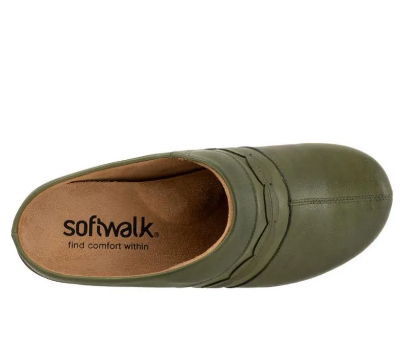 Clogs & Mules>Softwalk Women's Amber 3.0 Clogs